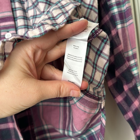 Rails Lakin Shirt Rose Agave Flannel Button Down XS - unworn - Picture 7 of 8
